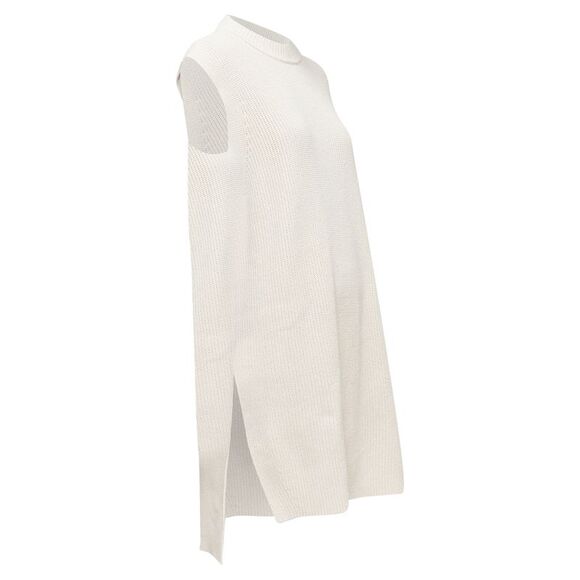 princess polly baby blue dress Jil Sander beige cotton cashmere silk knit sweater dress vest